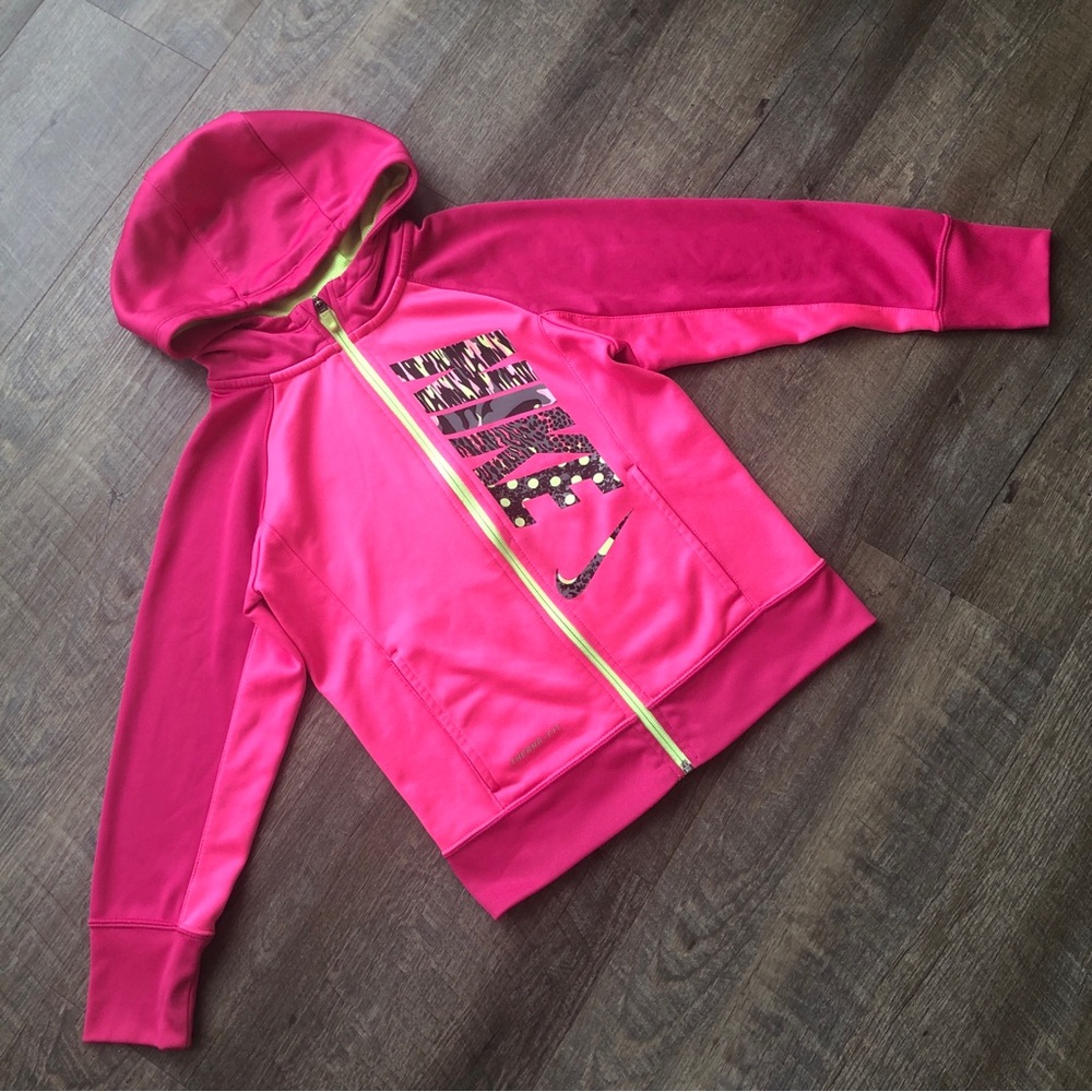 Nike Hoodie Full Zipper Girls Size M